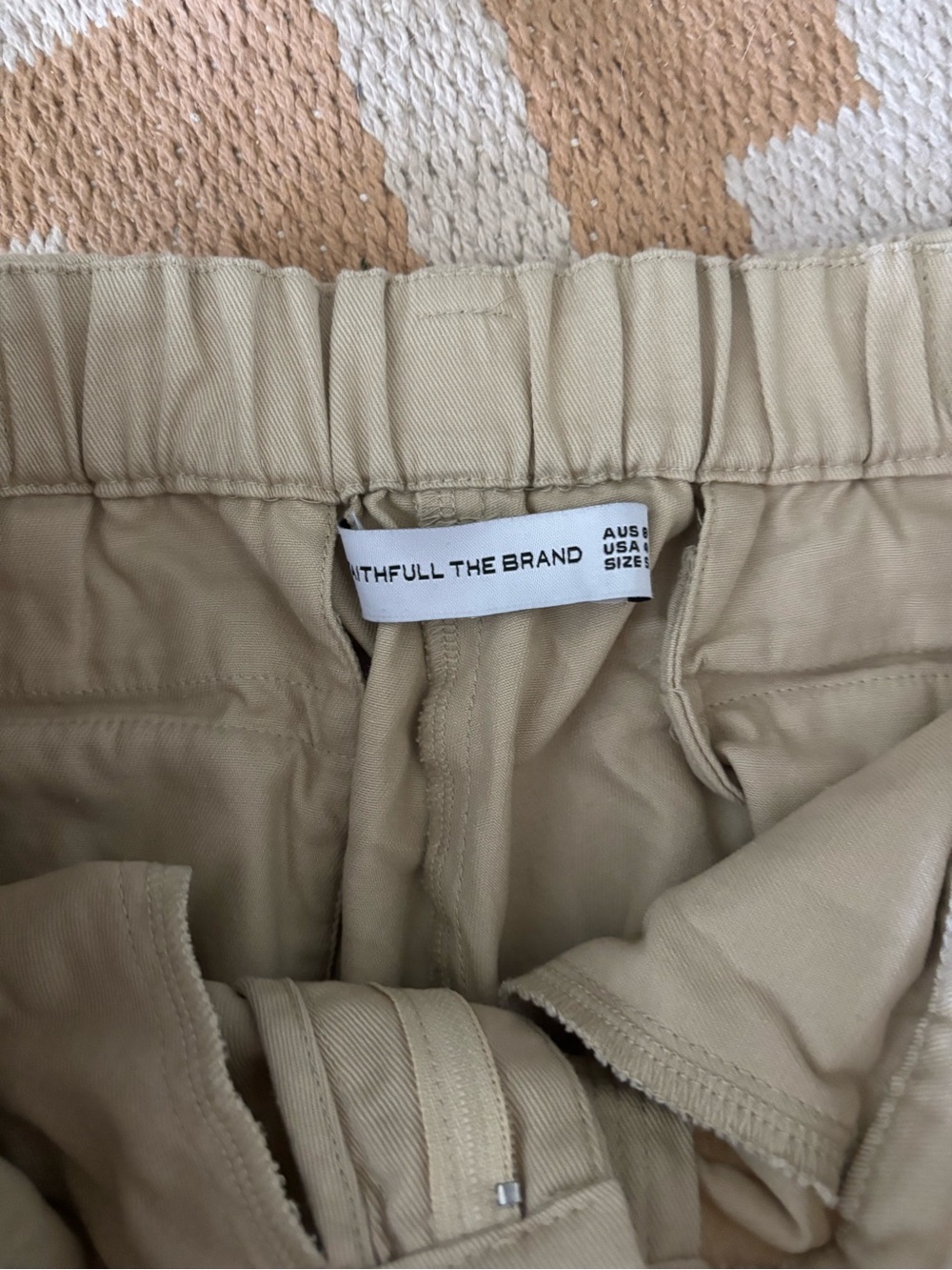 Faithfull the Brand khaki trousers - Picture 4 of 5